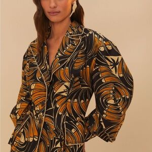 Farm Rio Black Toucans Spirals - Full Matching Set NWT